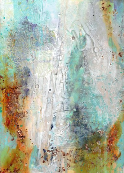 Aqua Rust Patina door Deb Chaney