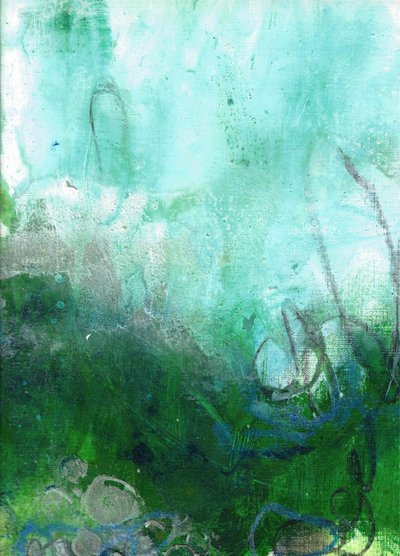 Etherische groene diepten door Deb Chaney