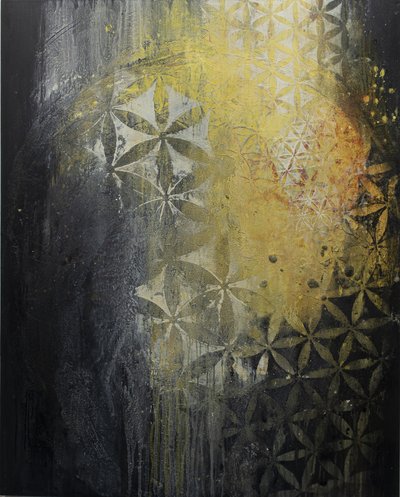 Heilige geometrie – Gouden gloed door Deb Chaney