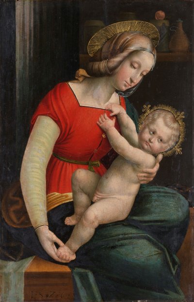 Madonna met kind door Defendente Ferrari