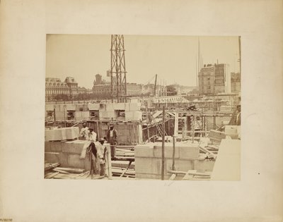 [Bouwplaats in Parijs]. door Delmaet and Durandelle