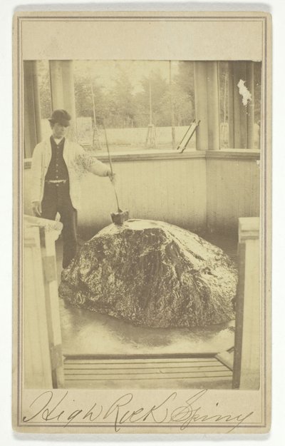 High Rock Spring, ca. 1865 door Deloss Barnum
