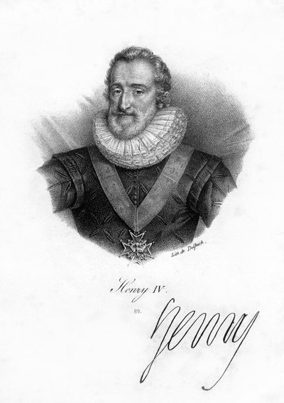 Hendrik IV van Frankrijk, 1553-1610 door Delpech