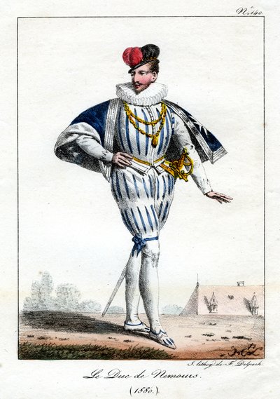 Jacques de Savoie, 2e hertog van Nemours, 1580, c1795-1825 door Delpech