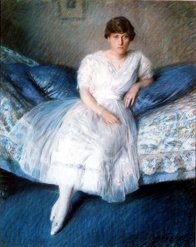 Portret van Mevrouw Constance Cambell door Delphin Enjolras