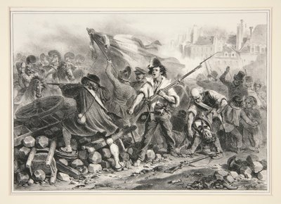 Gestorven voor de Vrijheid door Denis Auguste Marie Raffet