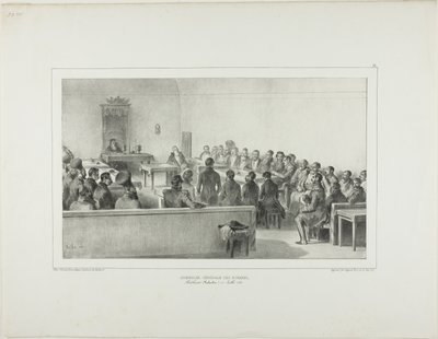 Algemene vergadering van de Boyards, Boekarest, Walachije, 15 juli 1837 door Denis Auguste Marie Raffet