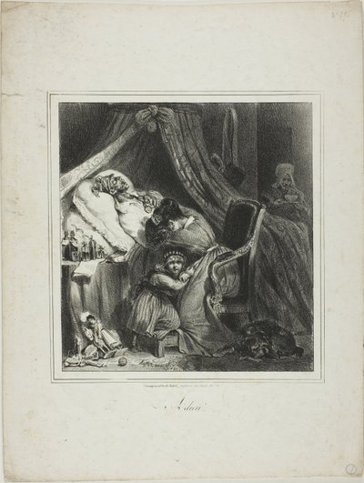 Vaarwel door Denis Auguste Marie Raffet