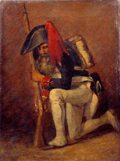 De soldaat van de Eerste Republiek. door Denis Auguste Marie Raffet