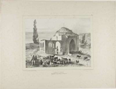 Graf Mariah, Bachtcheh-Seraï, Krim, 21 augustus 1837 door Denis Auguste Marie Raffet