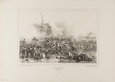Provincie 1814 door Denis Auguste Marie Raffet