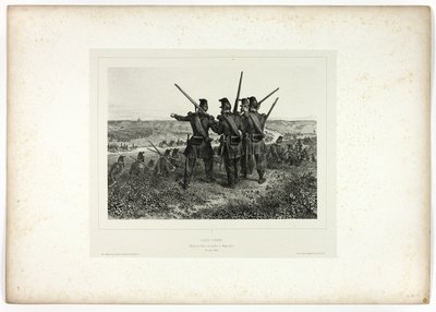 Sint Pieter!, uit Souvenirs d’Italie: Expédition de Rome door Denis Auguste Marie Raffet