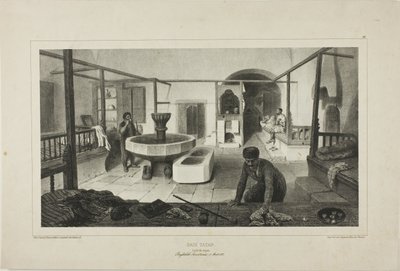 Tandsteenbad, rustruimte door Denis Auguste Marie Raffet