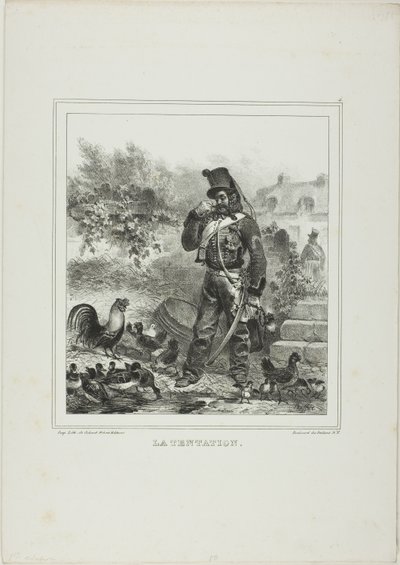 Verleiding door Denis Auguste Marie Raffet