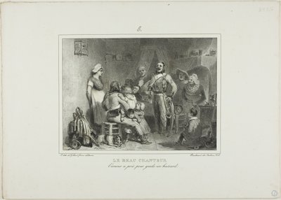 De beste zanger door Denis Auguste Marie Raffet