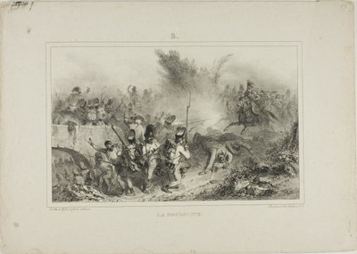 De achtervolging door Denis Auguste Marie Raffet