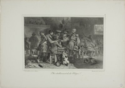 Op het herstel van Polen! door Denis Auguste Marie Raffet