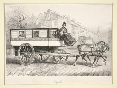 Driewielers door Denis Auguste Marie Raffet