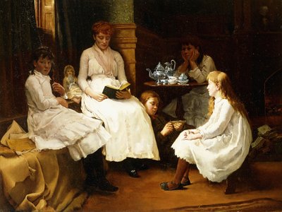 Een Winterverhaal van Elfjes en Kobolden, 1886 door Denis Miller Bunker