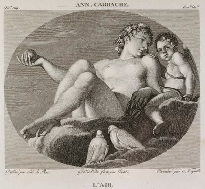 Denis-Sébastien Leroy, Petit en Niquet - De lucht, naar Annibale Carrache - 1802-1815 door Denis Sebastien Leroy