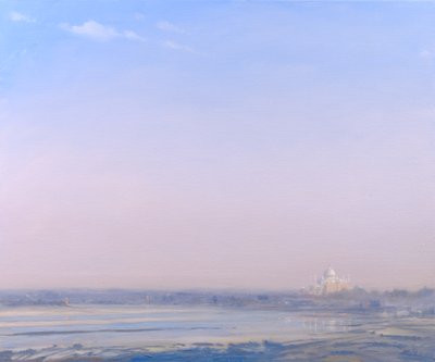 Taj Mahal vanuit Agra Fort door Derek Hare