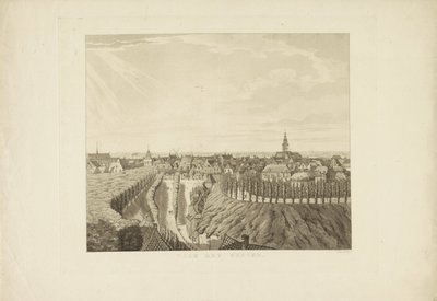 Nijmegen, zicht vanuit de Belvédère richting het westen door Derk Anthony van de Wart