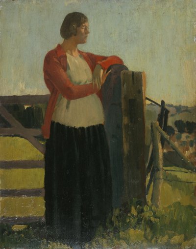 Lyndra, Zonsondergang, Aldbourne door Derwent Lees