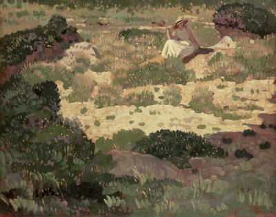 Bij Cassis, 1913 door Derwent Lees