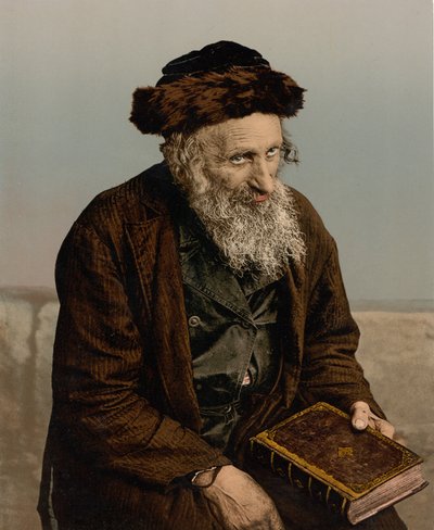 Een Israëliet, Jeruzalem, Heilig Land door Detroit Photographic Co.