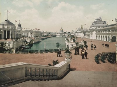 Grote Hof, Trans-Mississippi Expositie, 1898 door Detroit Photographic Co.