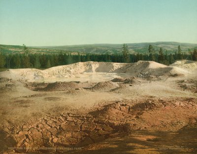 De Verfpot, Yellowstone National Park, ca. 1902 door Detroit Photographic Co.