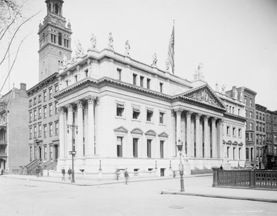 Appellate Court Building, New York, ca. 1903 (zwart-wit foto) door Detroit Publishing Co.