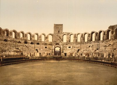 Arena, Arles, Frankrijk, Fotochrome print, ca. 1900 door Detroit Publishing Co.