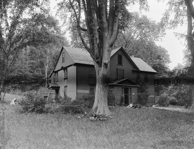 Huis van Louisa M. Alcott [Orchard House], Concord door Detroit Publishing Co.