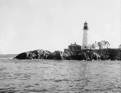Portland Head Light, Portland, Maine, ca. 1900-10 door Detroit Publishing Co.