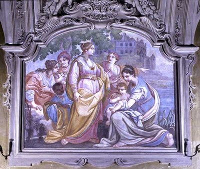 Mozes gered uit de rivier, uit de refter door Diacinto Fabbroni