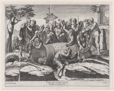 Speculum Romanae Magnificentiae: Marcus Atilius Regulus in een Vat door Diana Mantuana
