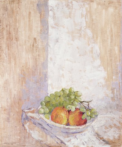 Perziken en druiven, 1993 door Diana Schofield
