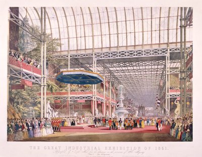Grote Tentoonstelling, Crystal Palace, Hyde Park, Londen, 1851 door Dickinson Brothers