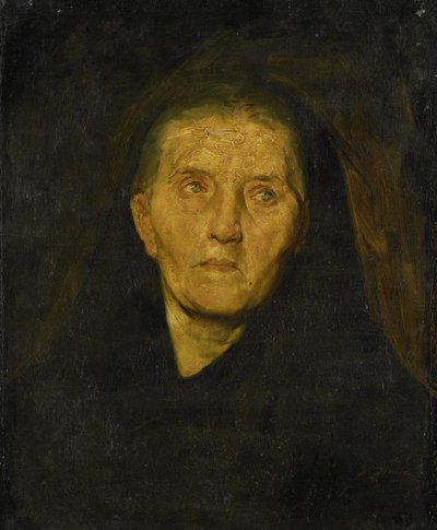 De rouwende weduwe door Diederik Franciscus Jamin