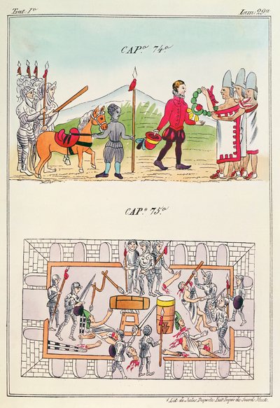 Cap 74 en Cap 75, illustraties uit 