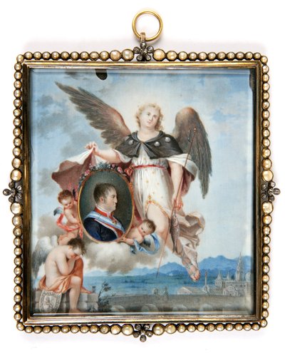 Allegorie van Fernando VII door Diego José Monroy y Aguilera