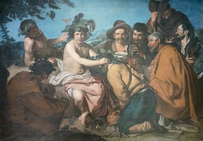 Triomf van Bacchus, ook bekend als de drinkers, naar Diego Velazquez door Diego Rodriguez de Silva y (after) Velazquez