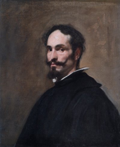 Een Spaanse Edelman, Waarschijnlijk Jos Nieto, Kamerheer van Koningin Mariana van Oostenrijk, Echtgenote van Filips IV, midden 1640s door Diego Velázquez