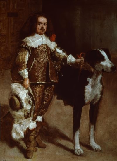 Portret van een dwerg van Filips IV door Diego Velázquez