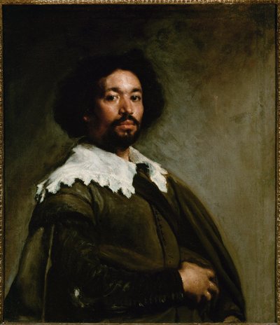 Juan Pareja, van Moorse afkomst, assistent van Velazquez (olieverf op doek) door Diego Rodriguez de Silva y Velazquez
