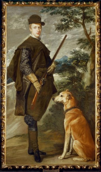Kardinaal-infant Don Ferdinand als jager door Diego Velázquez