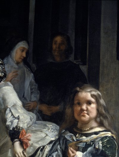 Las Meninas (detail) door Diego Rodriguez de Silva y Velazquez