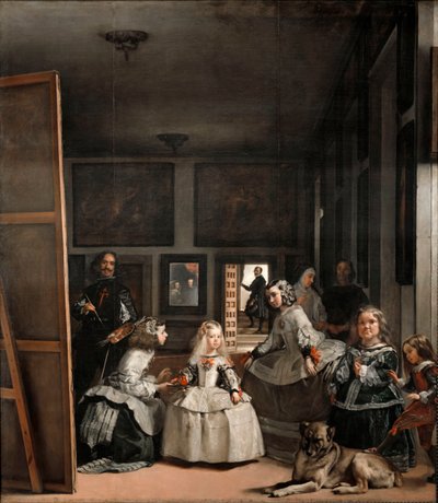 Las Meninas of De familie van Filips IV door Diego Velázquez