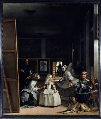 Las Meninas of de Familie van Filips IV door Diego Rodriguez de Silva y Velazquez